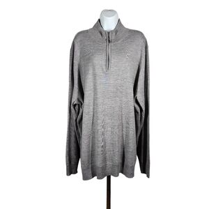APT 9 MERINO WOOL BLEND QUARTER ZIP SWEATER